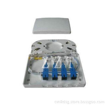 ABS Housing 4 Port Fiber Optic Distribution Box for Data co